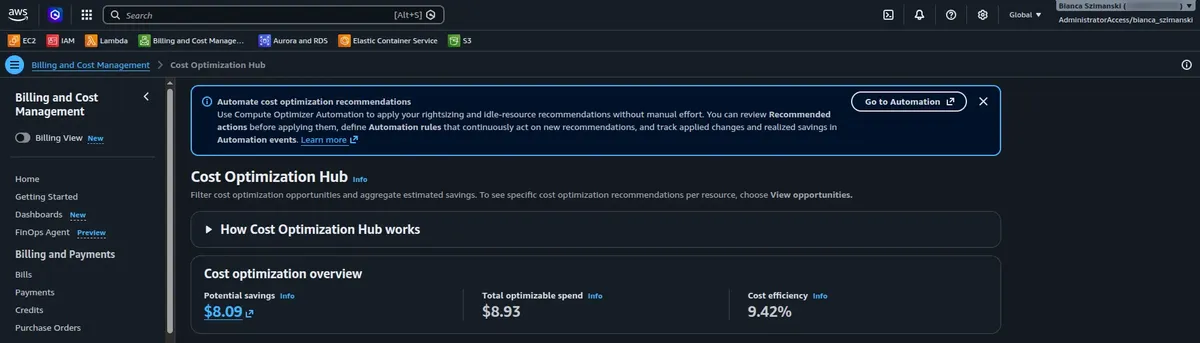 پیکربندی FinOps Agent در AWS و یکپارچهسازی با Slack