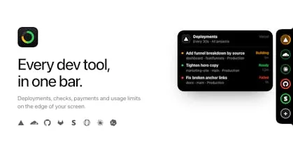 نوار ابزار توسعه Kitbar: همه ابزارهای برنامهنویسی در یک نوار. | Product Hunt
