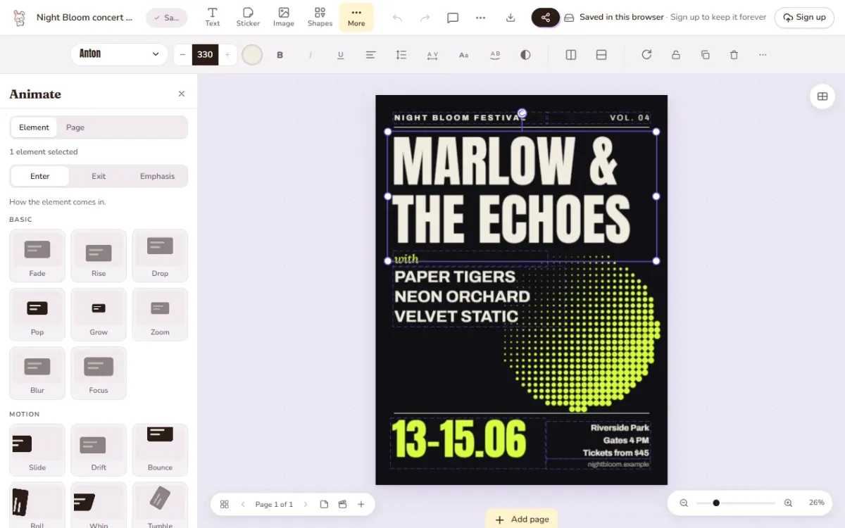 لوگوی پروژه متنباز Doory، جایگزین Canva، در مخزن GitHub.