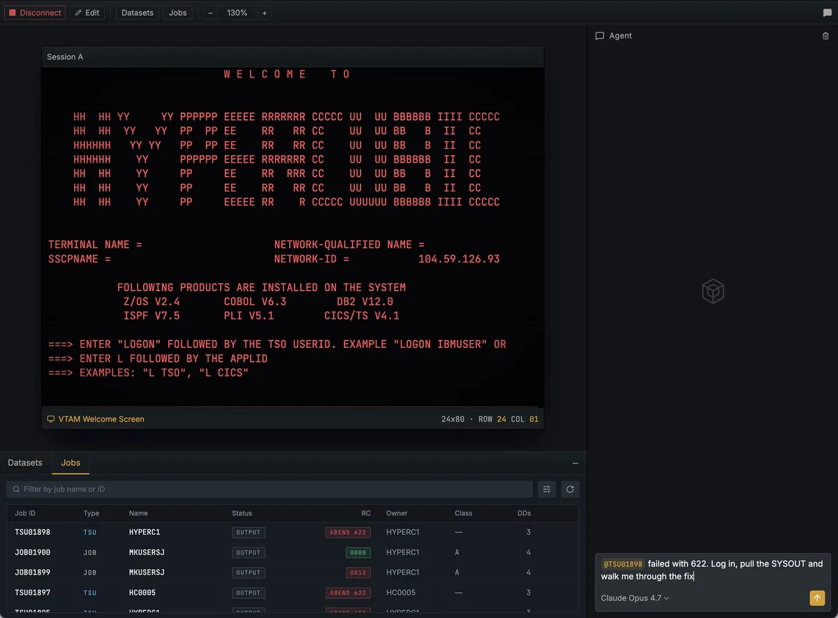 Hopper interface