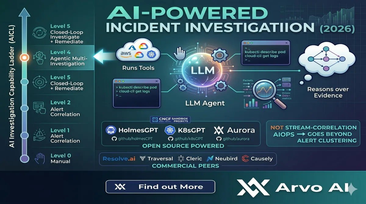 Cover image for AI-Powered Incident Investigation: The Complete Guide for SRE Teams (2026)
