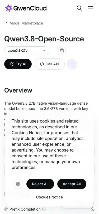 مدل ۲۷ میلیارد پارامتری محلی صدر جدول را تصاحب کرد — Qwen3.8-27B متنباز است