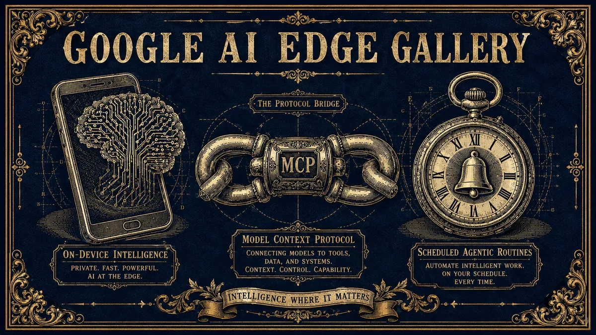 Cover image for Google AI Edge Gallery Now Runs MCP On-Device. The Privacy Architecture