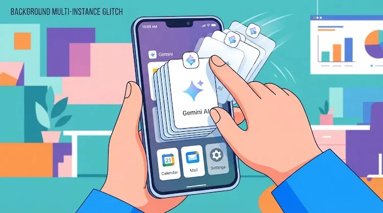 مشکلات اپلیکیشن موبایل Gemini Advanced: رفع کندی، جستجوی مسدود و باگها برای کاربران Google Workspace