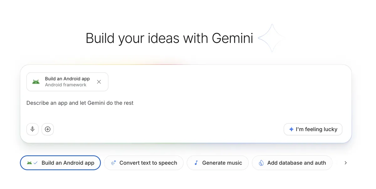 Prompt your way to a new, native Android app.