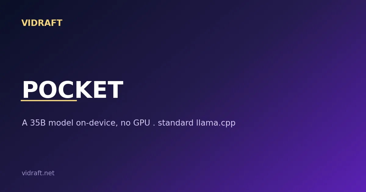 اجرای مدل ۳۵ میلیارد پارامتری روی CPU با llama.cpp، حدود ۳.۴ برابر سریعتر از Bonsai