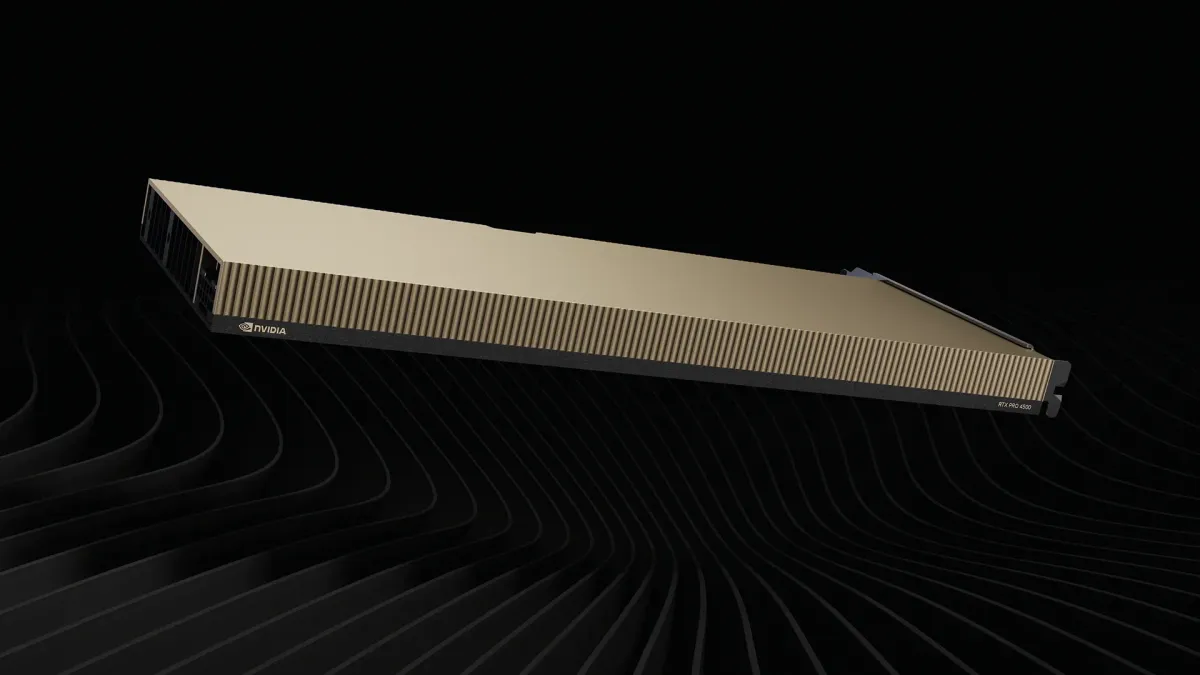 Image of NVIDIA RTX PRO 4500 Blackwell Server Edition GPU