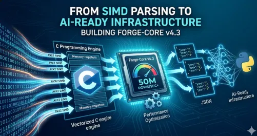 Cover image for From SIMD Parsing to AI-Ready Infrastructure: Building Forge-Core v4.3