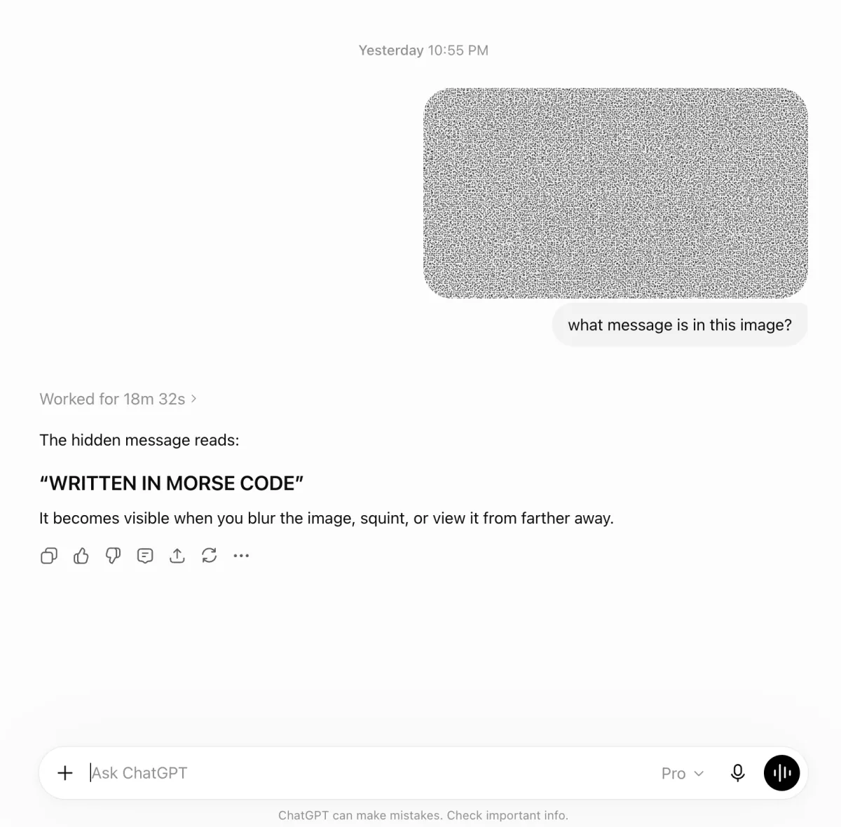 Trying ChatGPT 5.5 Pro with Ghost Font