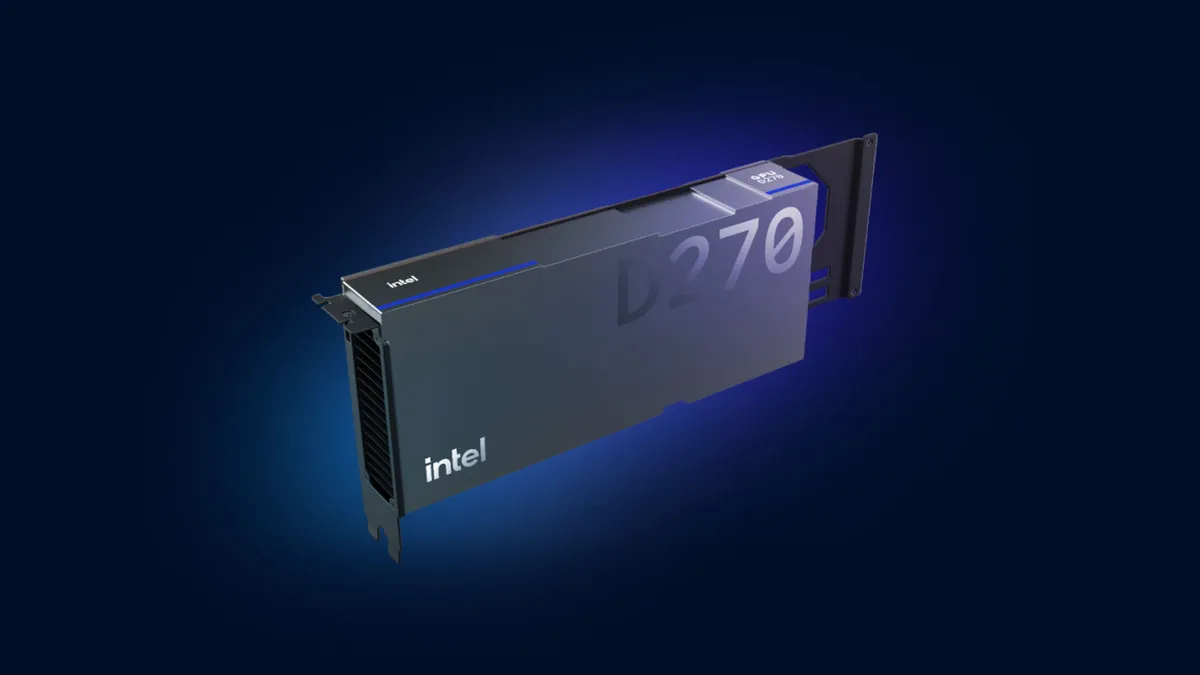 GPU دیتاسنتر D270 اینتل | بهینهشده برای استنتاج هوش مصنوعی