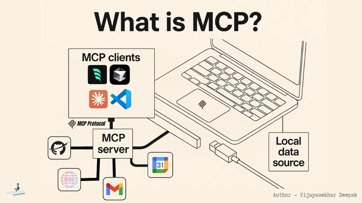 پروتکل زمینه مدل: چگونه MCP هوش مصنوعی را به ابزارها و دادهها متصل میکند