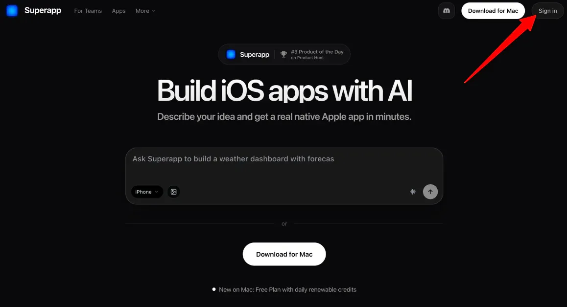 بررسی سوپراپ: ساخت یک اپلیکیشن iOS با تنها یک پرامپت