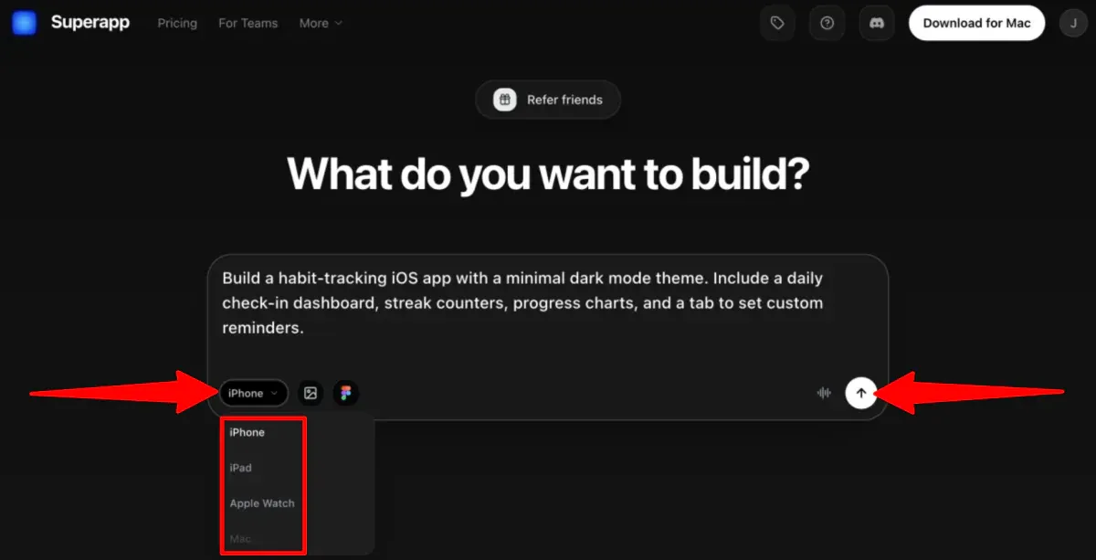 بررسی سوپراپ: ساخت یک اپ iOS با تنها یک پرامپت