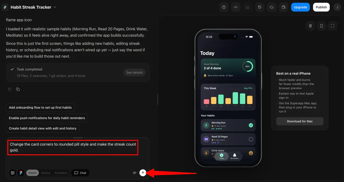 بررسی سوپراپ: ساخت یک اپ iOS با تنها یک پرامپت
