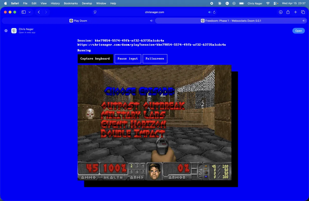 اجرای بازی DOOM در ChatGPT و Claude