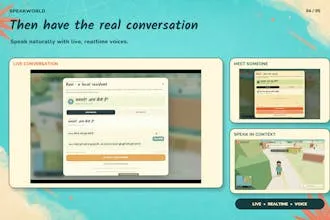 جهانگوی: زبانها را با کشف جهانها و گفتگو با بومیان بیاموزید. | Product Hunt