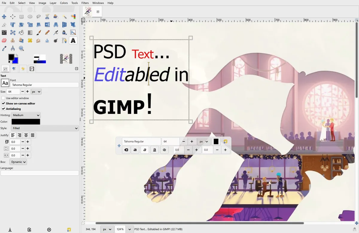 بهروزرسانی توسعه GIMP، اوت ۲۰۲۶