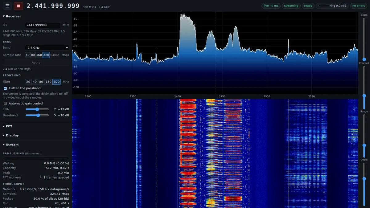صفحه گیت‌هاب پروژه w1700k-sdr: دریافت‌کننده نرم‌افزاری رادیویی برای باند ۱۷۰۰ کیلوهرتز