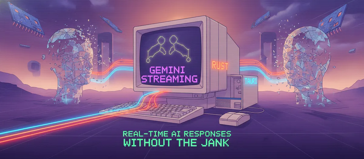 Cover image for Gemini Streaming in Rust + Tauri — Real-Time AI Responses Without the Jank