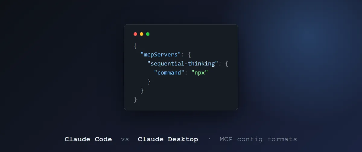 تنظیمات MCP: تفاوت واقعی بین Claude Code و Claude Desktop