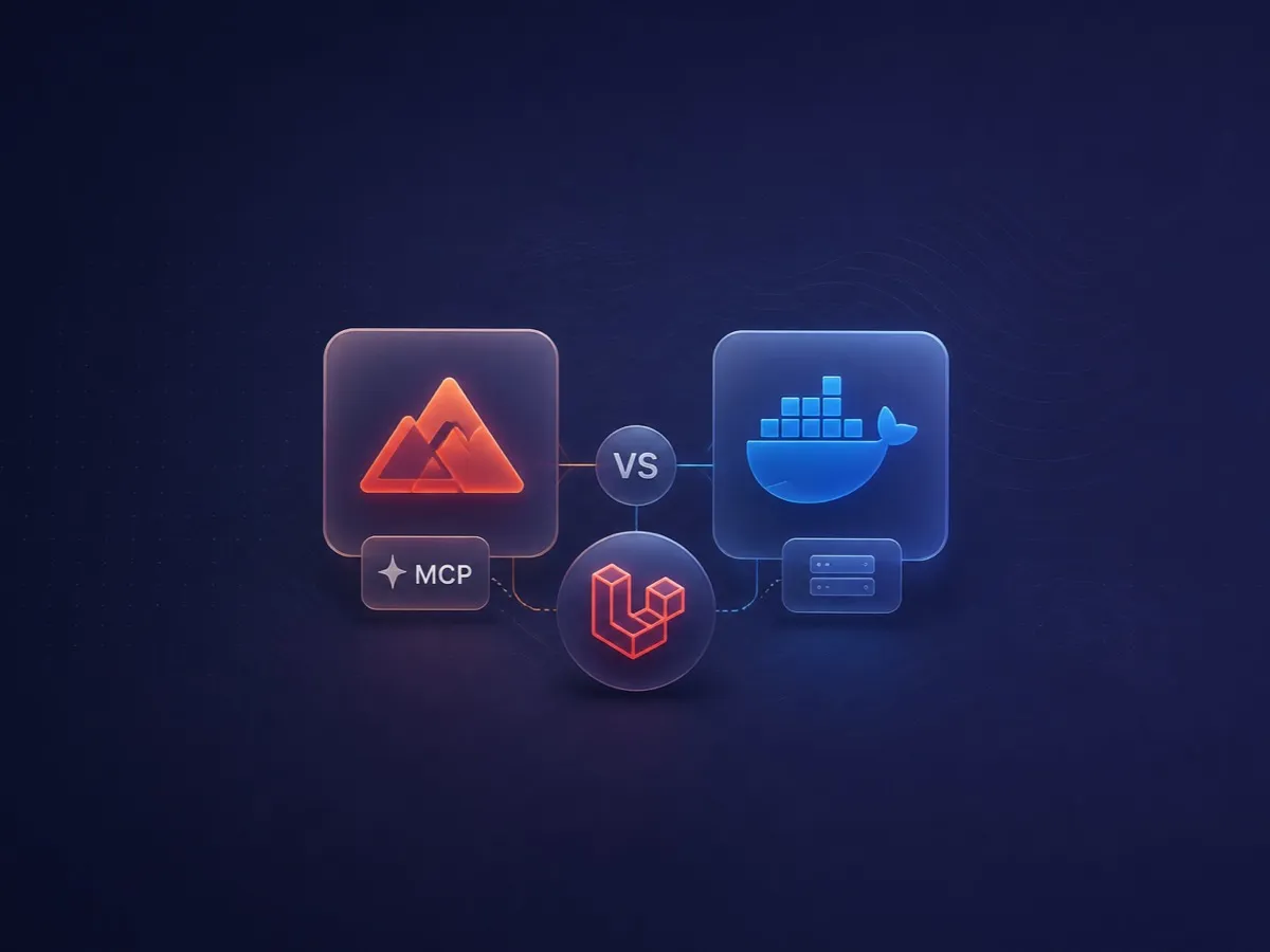 مقایسه Lerd و Docker Desktop برای تیمهای لاراول با استفاده از عاملهای هوش مصنوعی