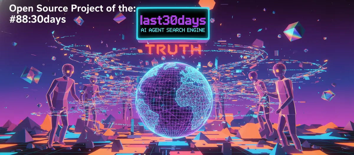 Cover image for Open Source Project of the Day #88: last30days —— The AI Agent Search Engine for the Last 30 Days Truth