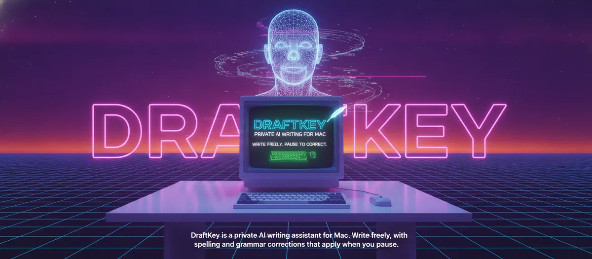 خسته از وقفه نوشتن برای استفاده از هوش مصنوعی، DraftKey را ساختم.