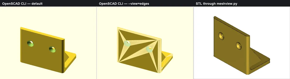 مقایسه CadQuery و OpenSCAD برای قطعات کاربردی تولیدشده با هوش مصنوعی | وبلاگ ModelRift
