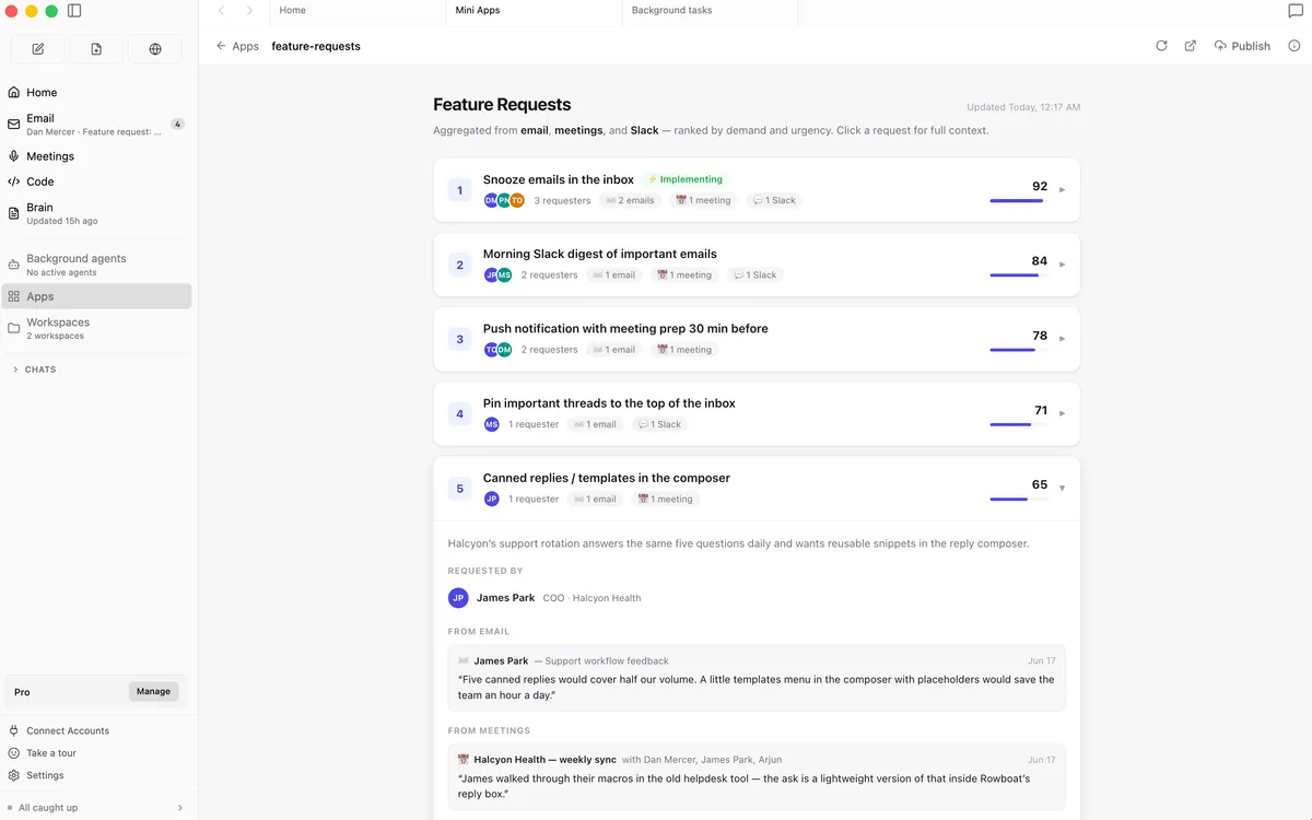 Apps screenshot