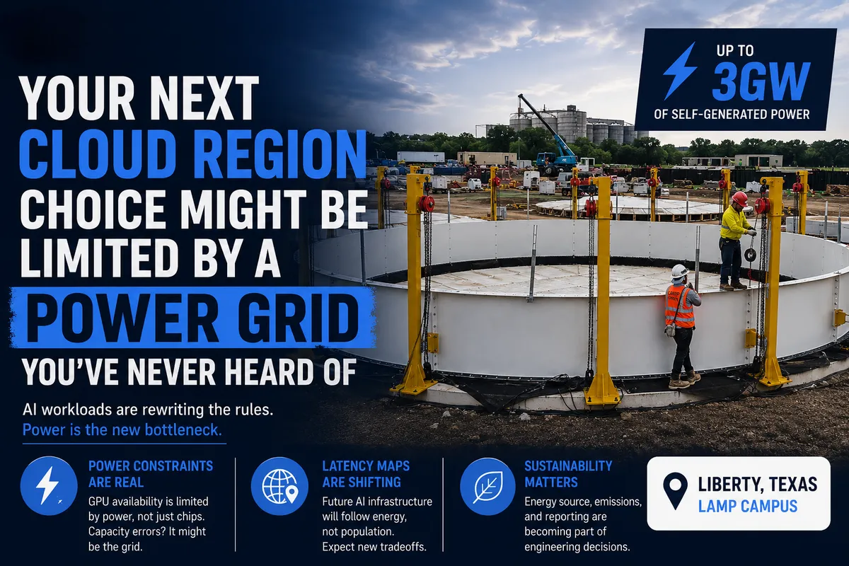 Cover image for Your Next Cloud Region Choice Might Be Limited by a Power Grid You've Never Heard Of