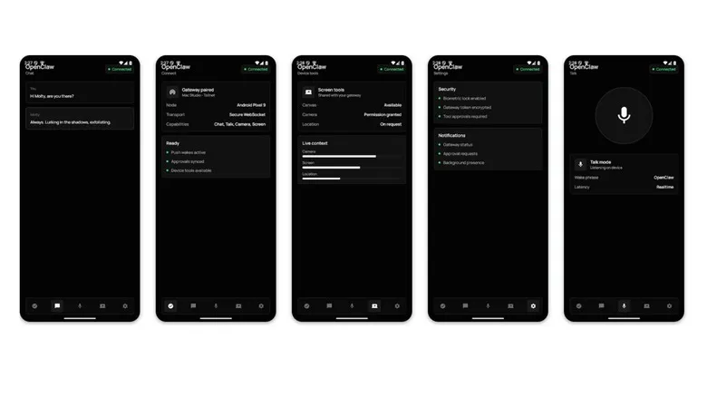 برنامه OpenClaw برای گوشی‌های آیفون و اندروید منتشر شد
