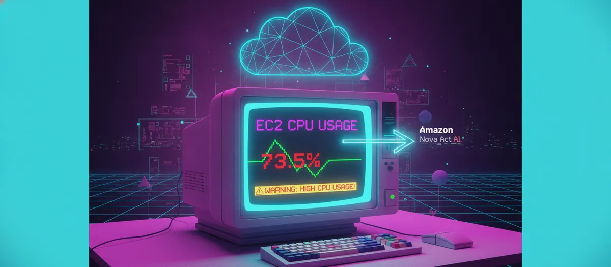 عامل هوش مصنوعی Nova Act برای نظارت بر مصرف CPU سرور EC2
