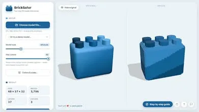 BrickSolvr: هر مدل سهبعدی را به ساختنی لگویی تبدیل کن | Product Hunt