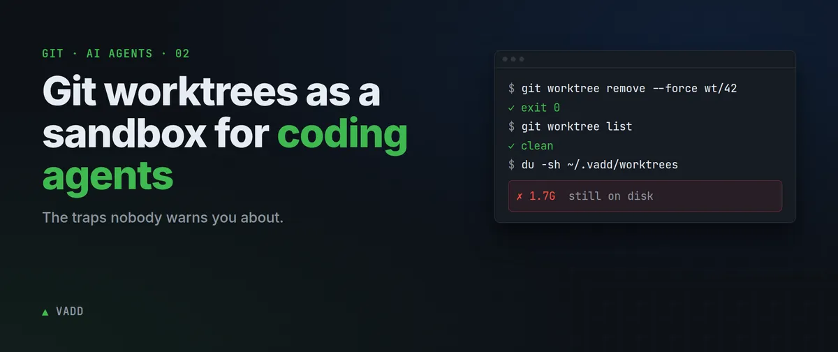 جدا کردن محیط عامل‌ها با Git worktrees: مشکلات پیش‌آمده و کد رفع آن‌ها