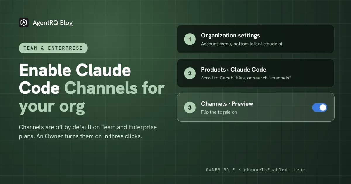 راهنمای گامبهگام فعالسازی کانالهای Claude Code برای طرحهای تیمی و سازمانی