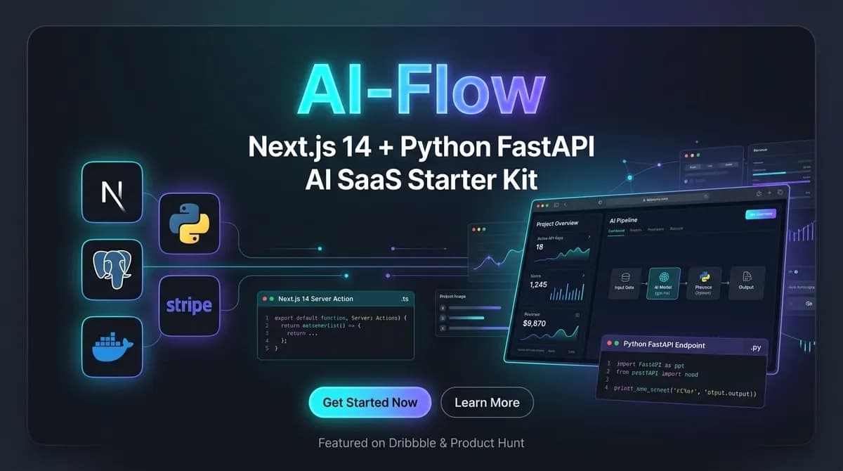 معماری فنی پروژه SaaS با Next.js ۱۴ و FastAPI: نمودار ارتباطی فرانتاند، بکاند و سرویسهای هوش مصنوعی