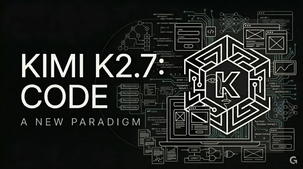 مدل کدنویسی متنباز کیمی K2.7-Code: کمتر فکر میکند، بیشتر کد میزند