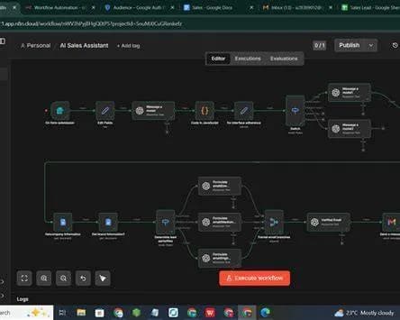 نحوه ساخت گردش کار صدای هوش مصنوعی n8n برای سرنخهای سقفسازی