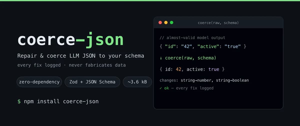 تولید JSON تقریباً صحیح توسط LLM: پایان دادن به ویرایش دستی